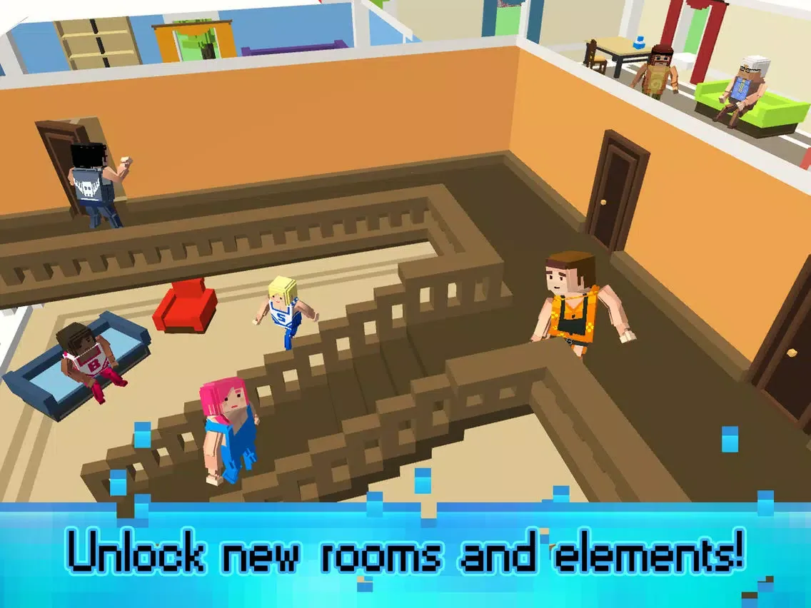 Ảnh chụp màn hình của Sim Block House Craft n Design iPad 