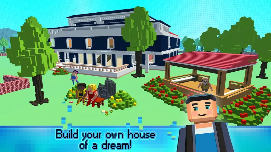 Ảnh chụp màn hình của Sim Block House Craft n Design