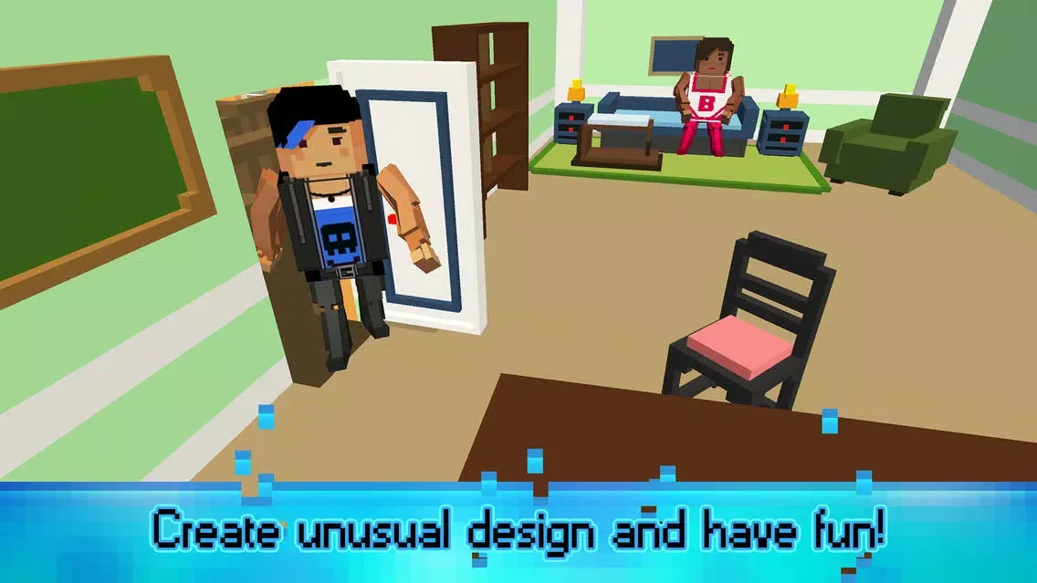 Ảnh chụp màn hình của Sim Block House Craft n Design