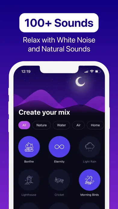 Sleep Mix: White Noise Machine سکرین شاٹس
