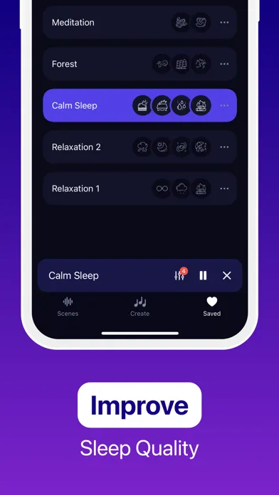 Sleep Mix: White Noise Machine سکرین شاٹس