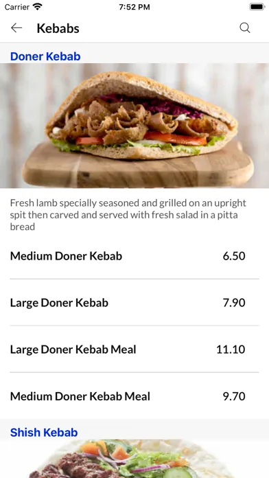 Ảnh chụp màn hình của Sergios Pizza and Kebab