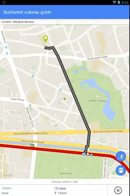Tangkapan layar Subway guide: Bucharest