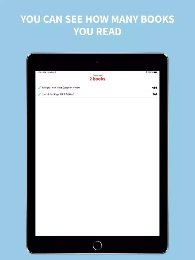 Capturas de tela do Book Look - Reading Tracker iPad 