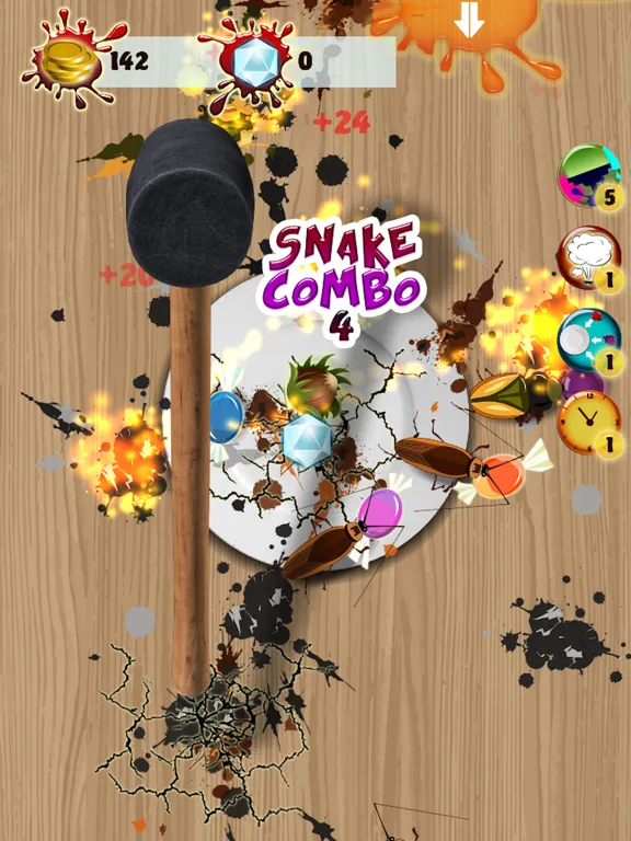 Ảnh chụp màn hình của Food Defense - Bug smasher iPad 