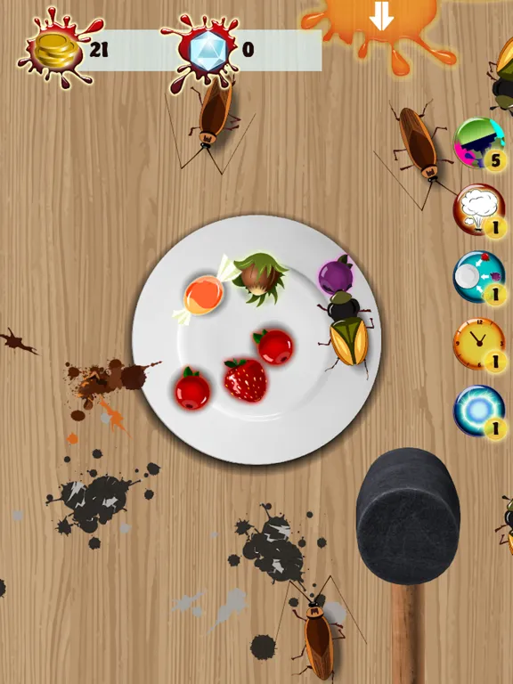 Ảnh chụp màn hình của Food Defense - Bug smasher iPad 