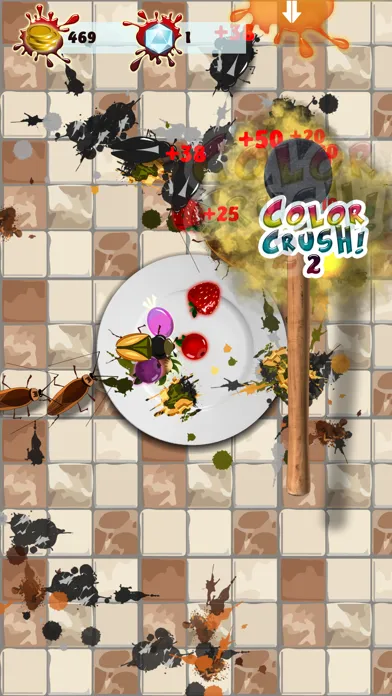 Ảnh chụp màn hình của Food Defense - Bug smasher