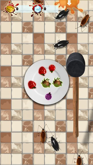 Ảnh chụp màn hình của Food Defense - Bug smasher