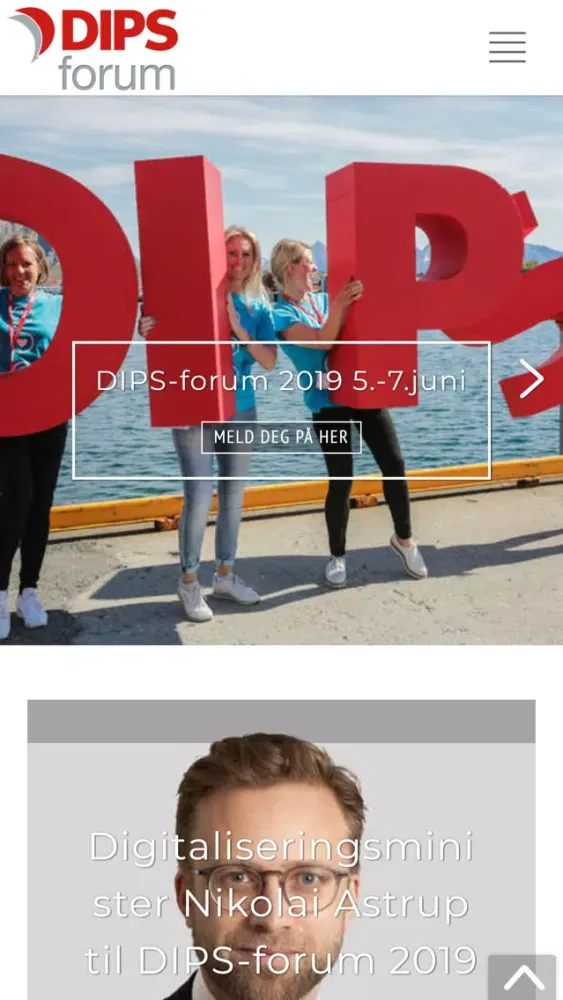 DIPS-forum 2019 Screenshots
