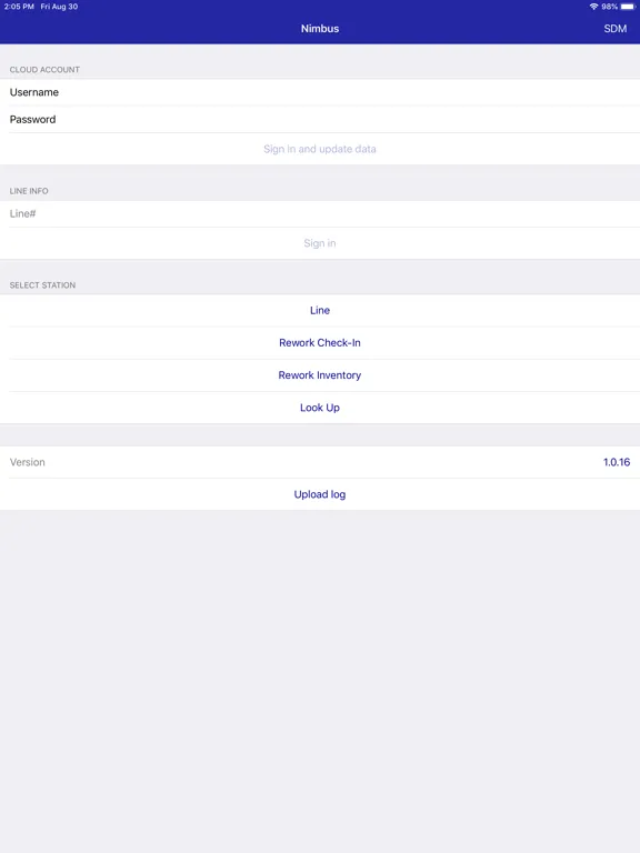 Capturas de pantalla de nimbus-io iPad 