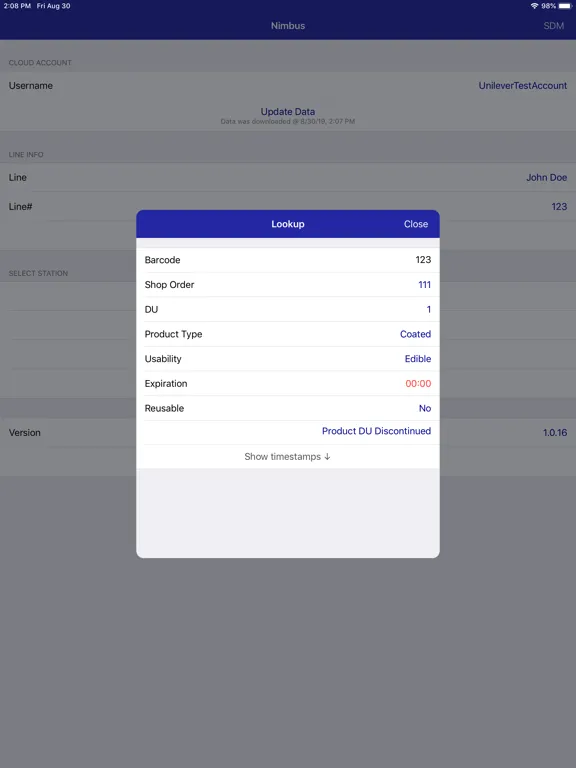 Capturas de pantalla de nimbus-io iPad 