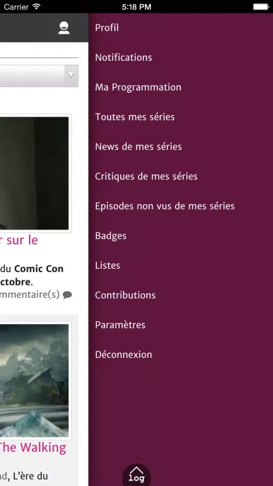 SeriesAddict.fr سکرین شاٹس