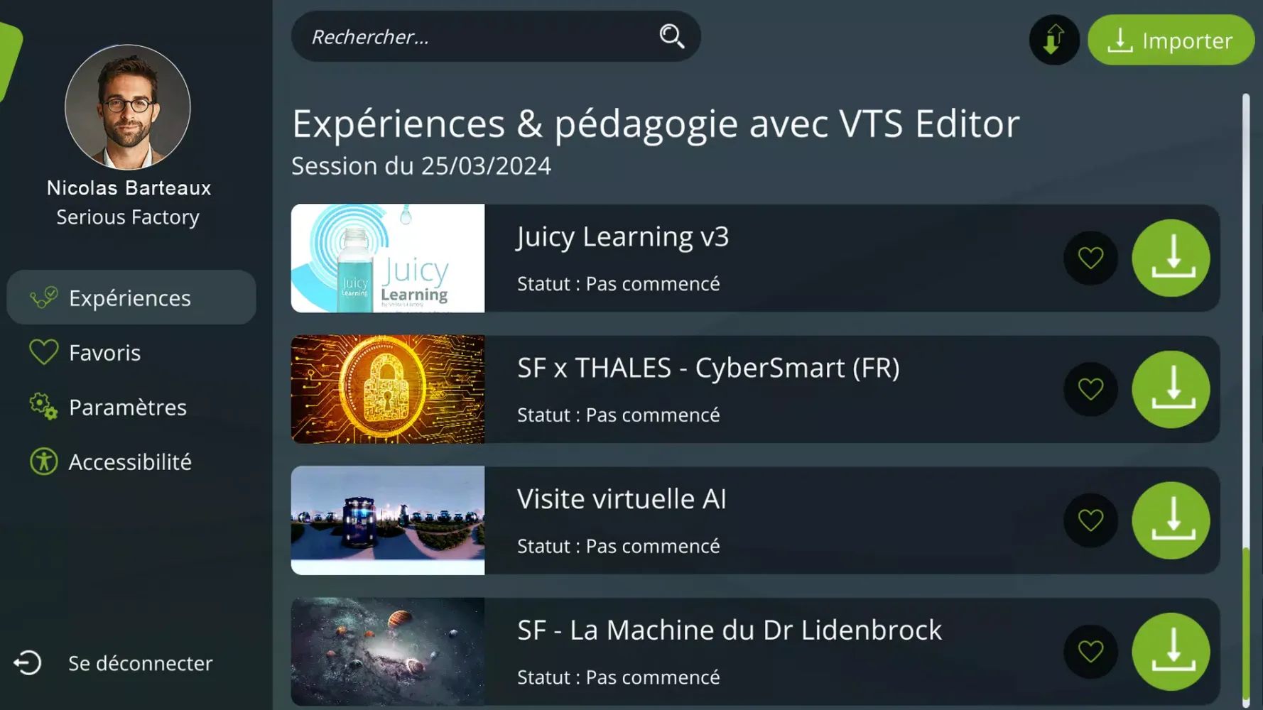 ภาพหน้าจอของ VTS Player