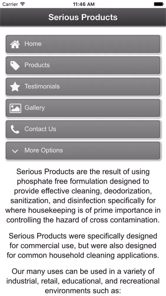 Serious Products应用截图