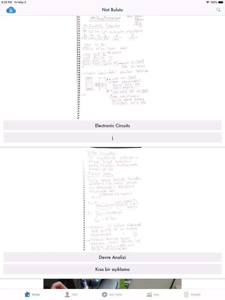 Screenshot di Notbulutu: Ders Notları iPad 