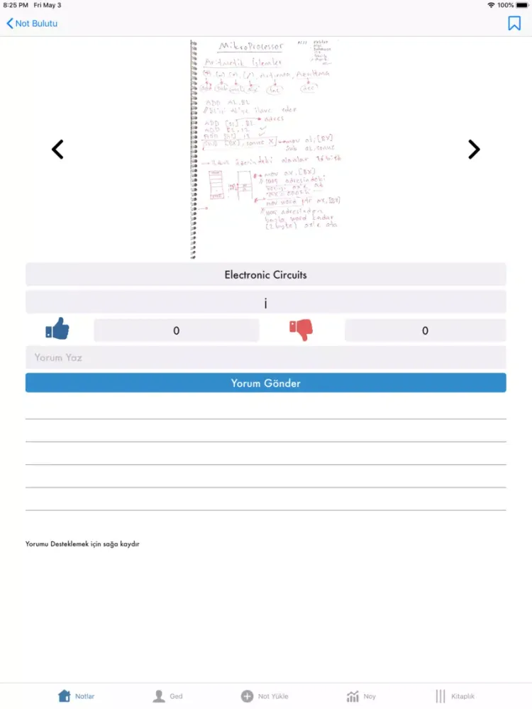 Screenshot di Notbulutu: Ders Notları iPad 