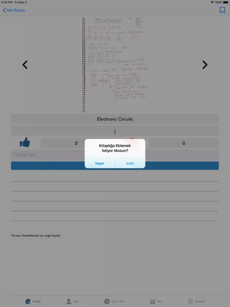 Screenshot di Notbulutu: Ders Notları iPad 
