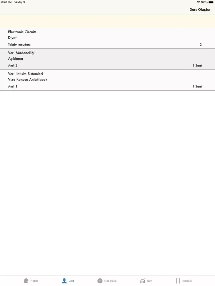 Screenshot di Notbulutu: Ders Notları iPad 