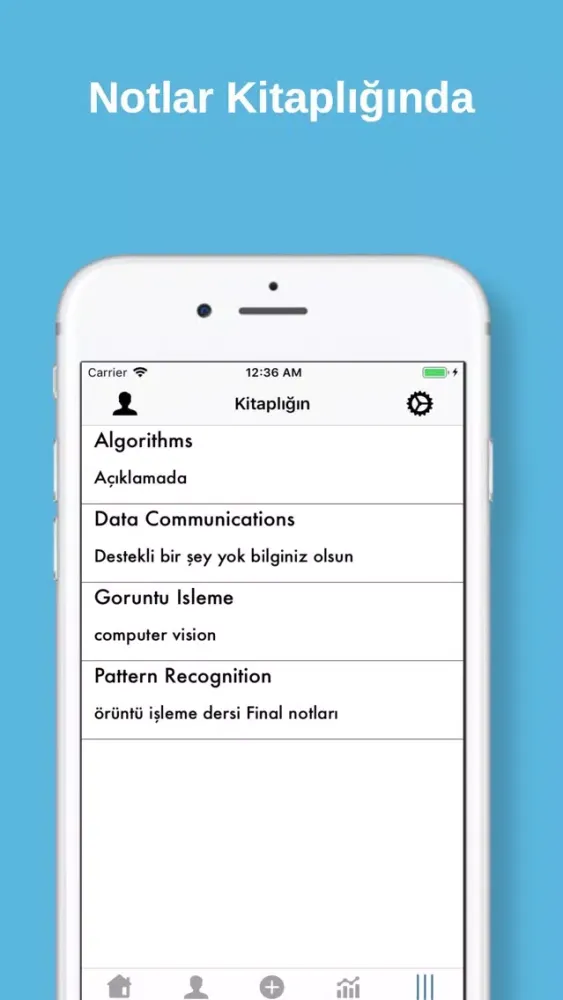 Screenshot di Notbulutu: Ders Notları