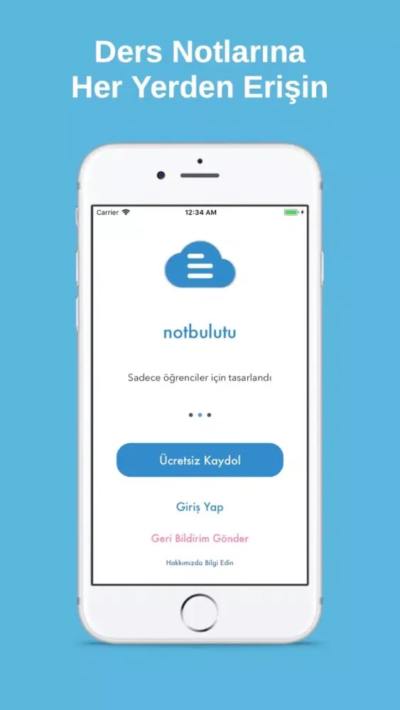 Screenshot di Notbulutu: Ders Notları