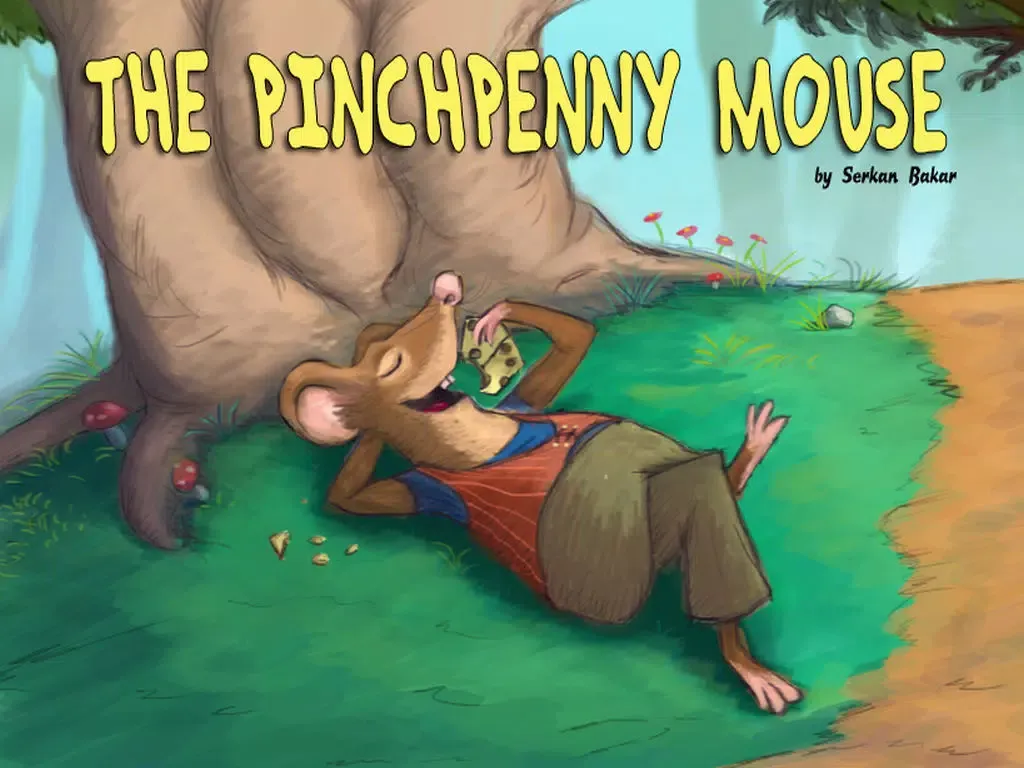 Captures d'écran de "The Pinchpenny Mouse" interactive animated storybook iPad 