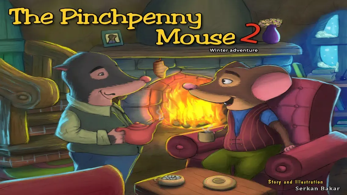 Captures d'écran de "The Pinchpenny Mouse 2" winter adventure interactive storybook