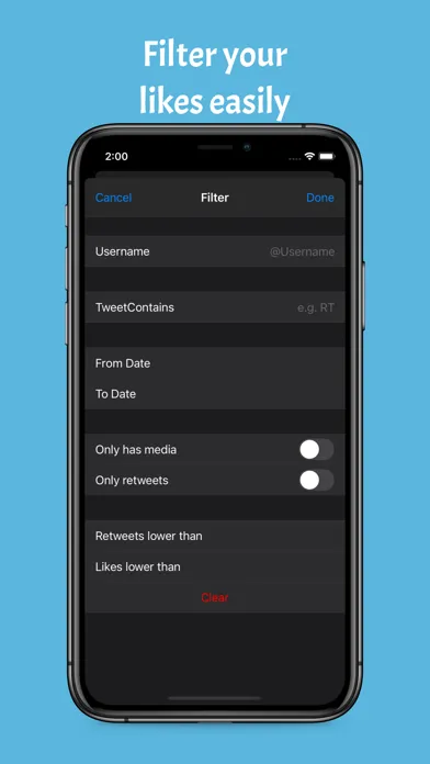 Delete Likes for Twitter应用截图