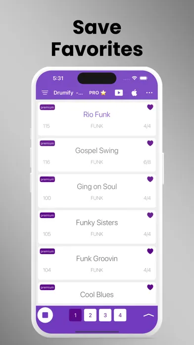 Capturas de pantalla de Drumify - Drum Loop Station