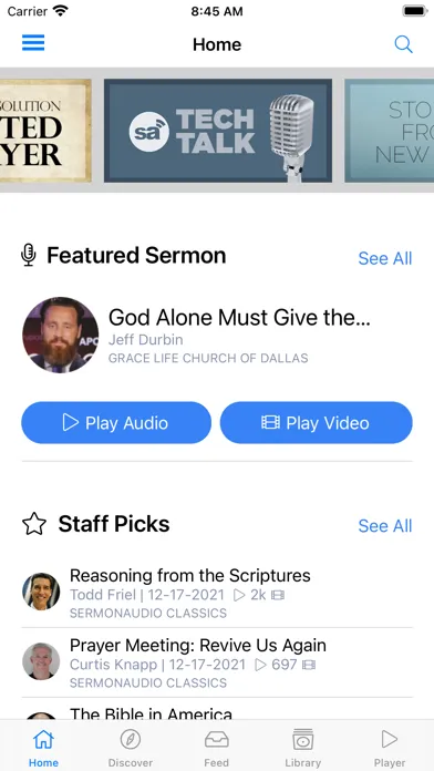SermonAudio 2.0 スクリーンショット