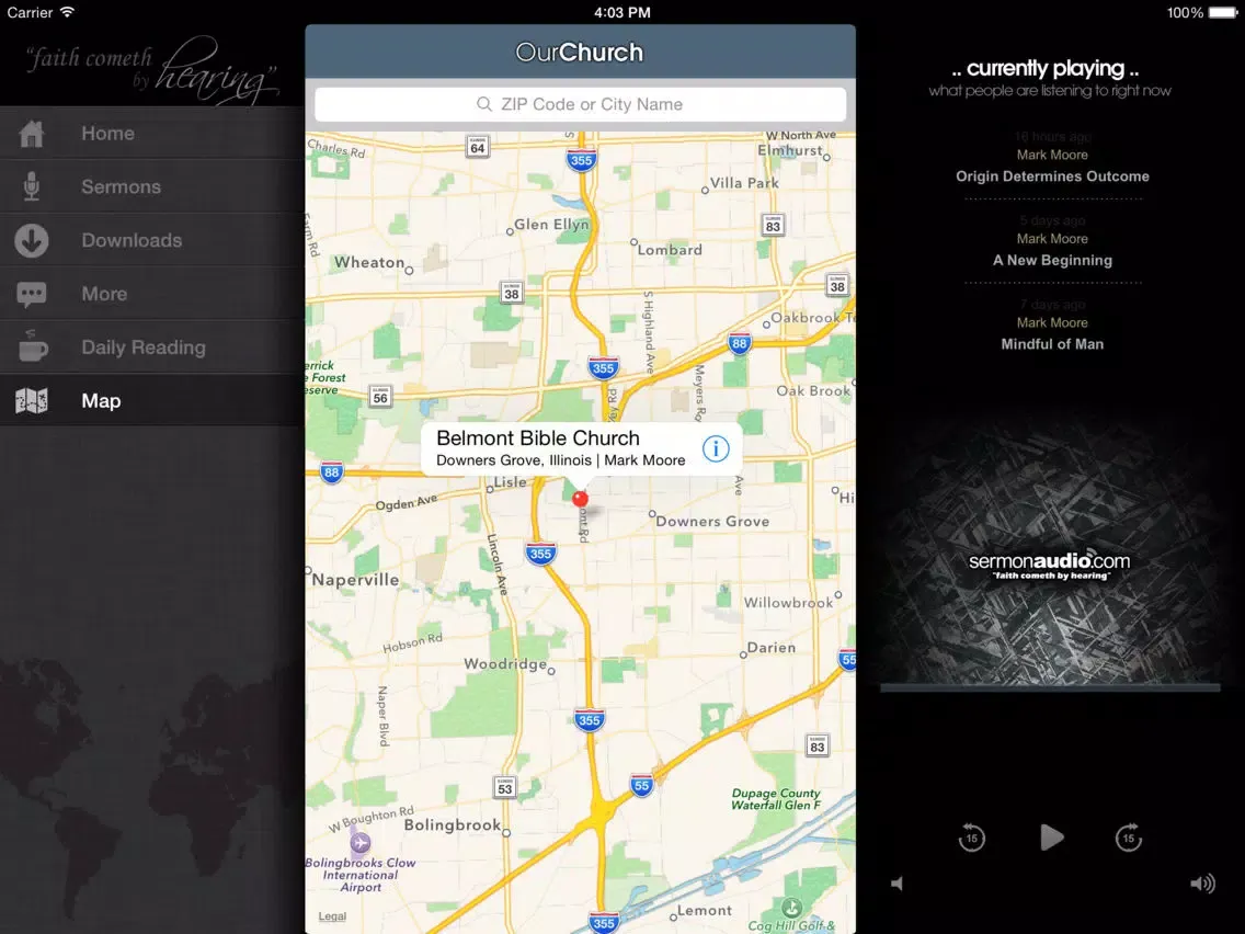 Ảnh chụp màn hình của Belmont Bible Church iPad 