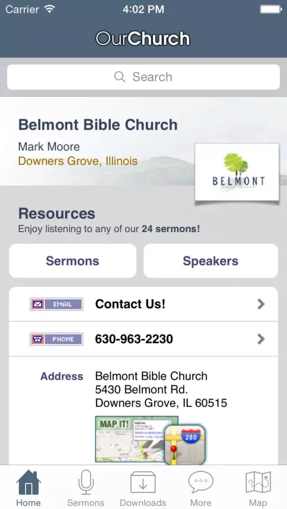 Ảnh chụp màn hình của Belmont Bible Church