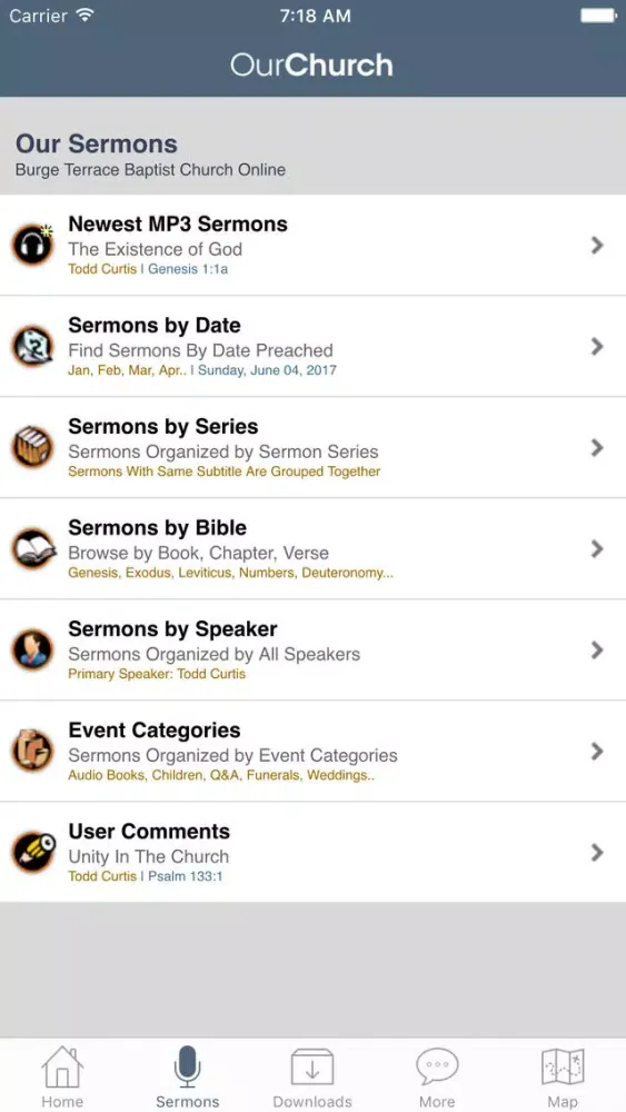 Burge Terrace Baptist Church Screenshots
