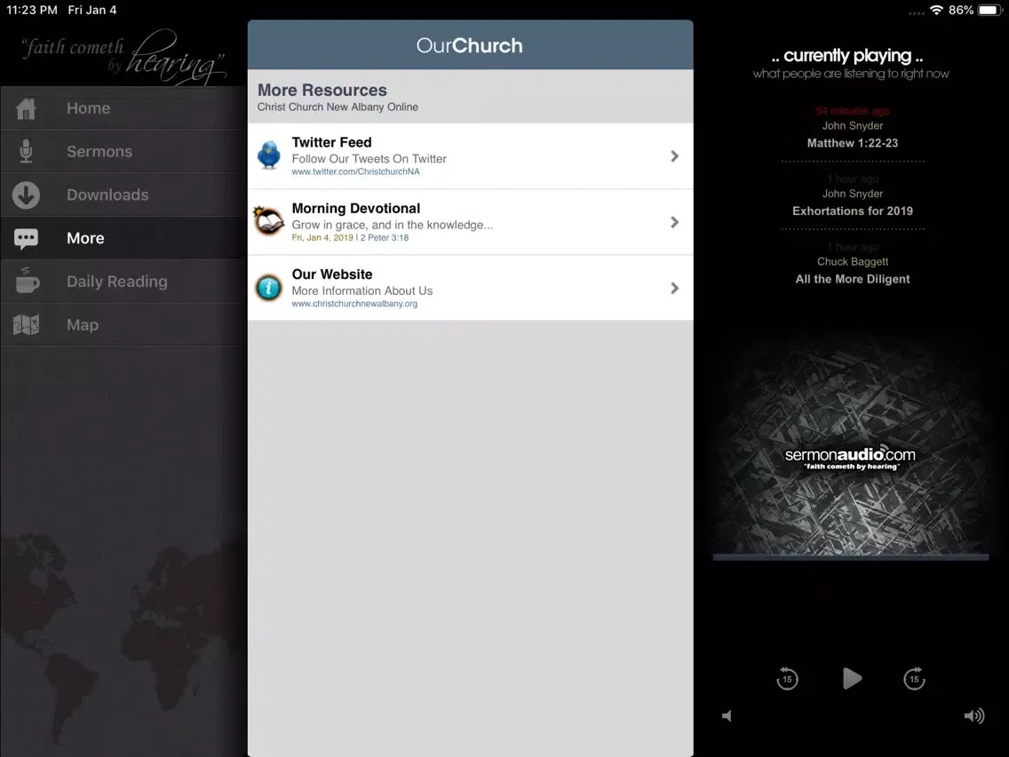 Christ Church New Albany iPad  স্ক্রিনশট