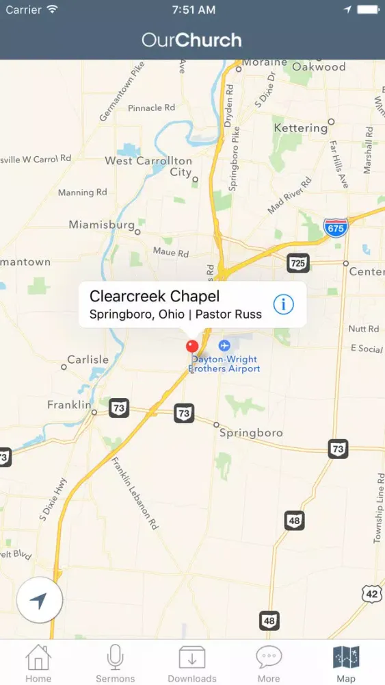 Capturas de tela do Clearcreek Chapel