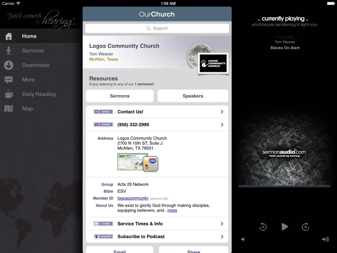 صور Logos Community Church iPad 