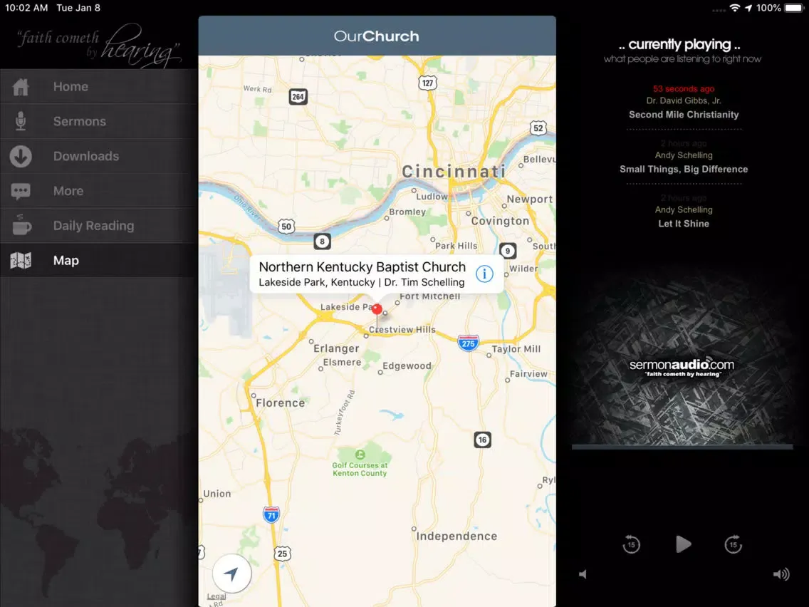 Zrzuty ekranu Northern Kentucky Baptist iPad 