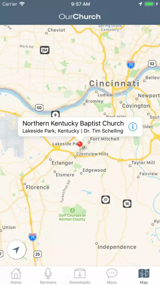 Zrzuty ekranu Northern Kentucky Baptist