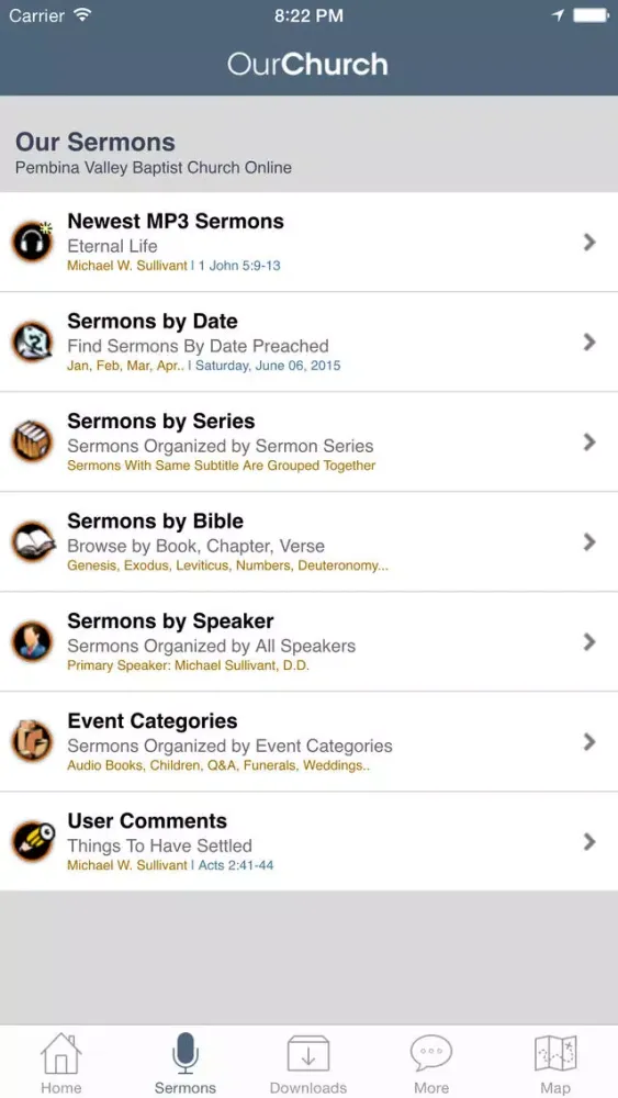ภาพหน้าจอของ Pembina Valley Baptist Church