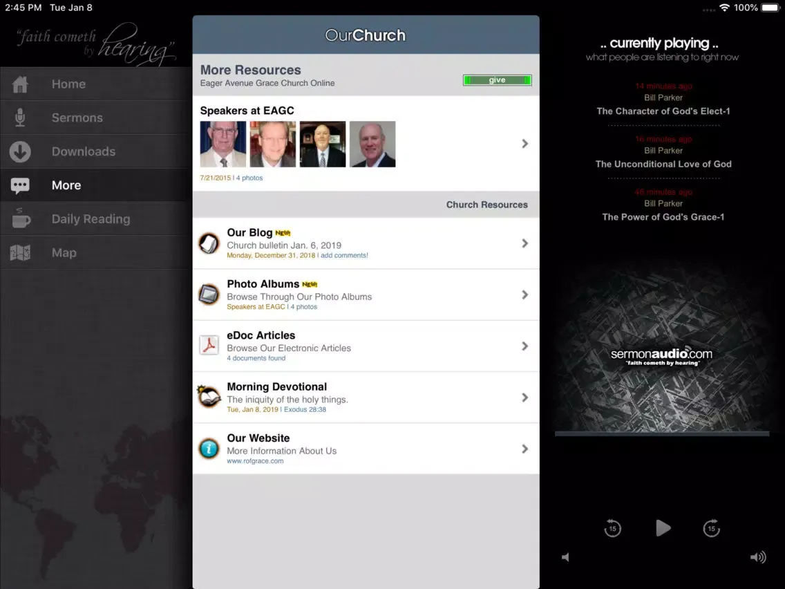 Eager Avenue Grace Church iPad  Ekran Görüntüleri