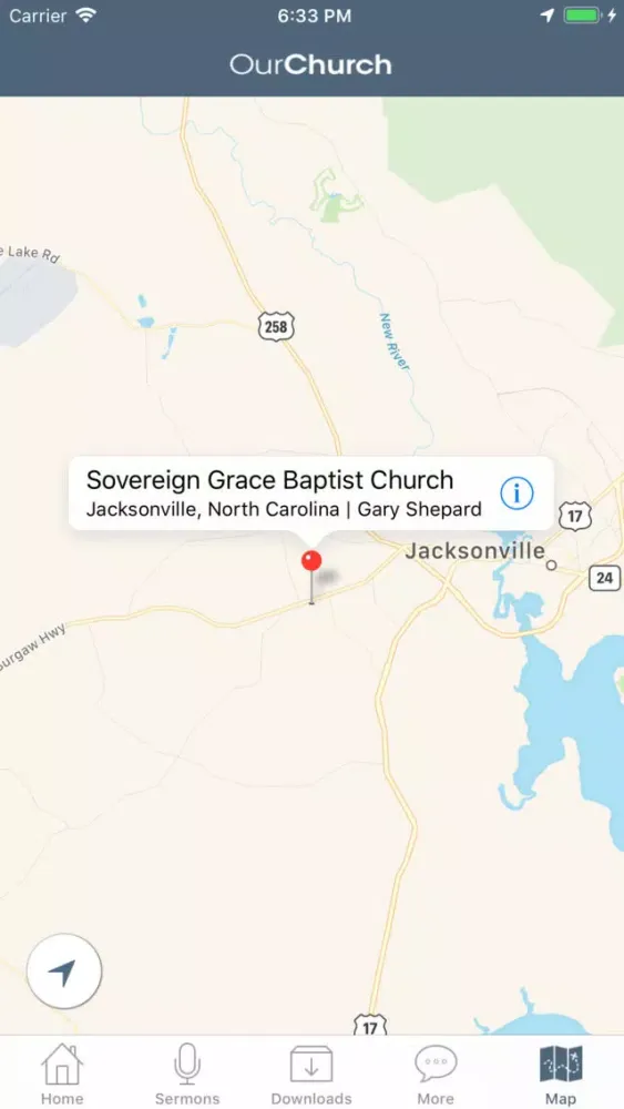Sovereign Grace Jacksonville 스크린샷
