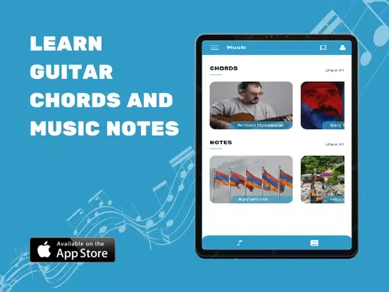 Armnotes - Armenian Music App iPad  স্ক্রিনশট