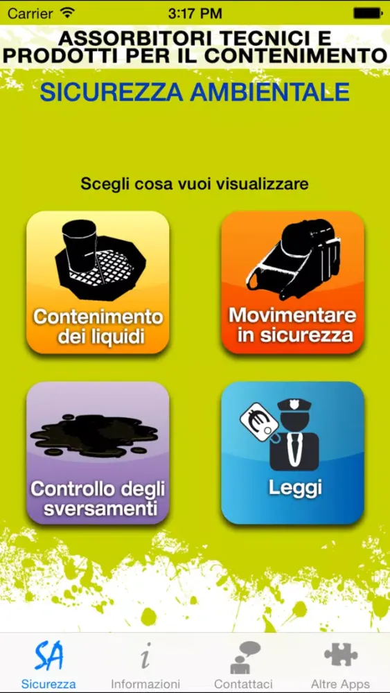 Zrzuty ekranu Sicurezza Ambientale