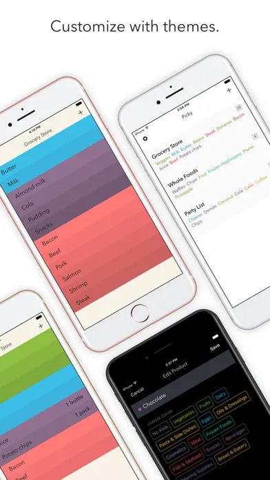 Picky - Grocery Shopping List 스크린샷