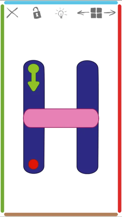 Writing in capital letters (L) Screenshots