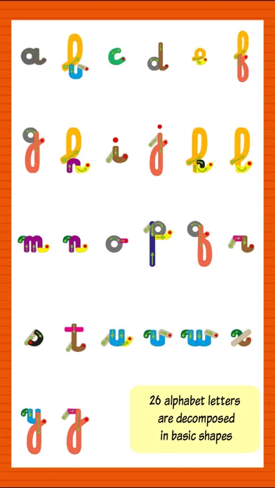 I learn cursive writing lite 스크린샷