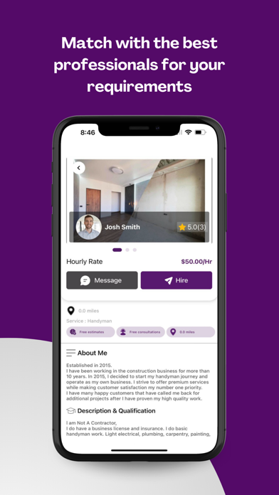 Tangkapan layar Mender App