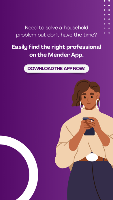 Tangkapan layar Mender App