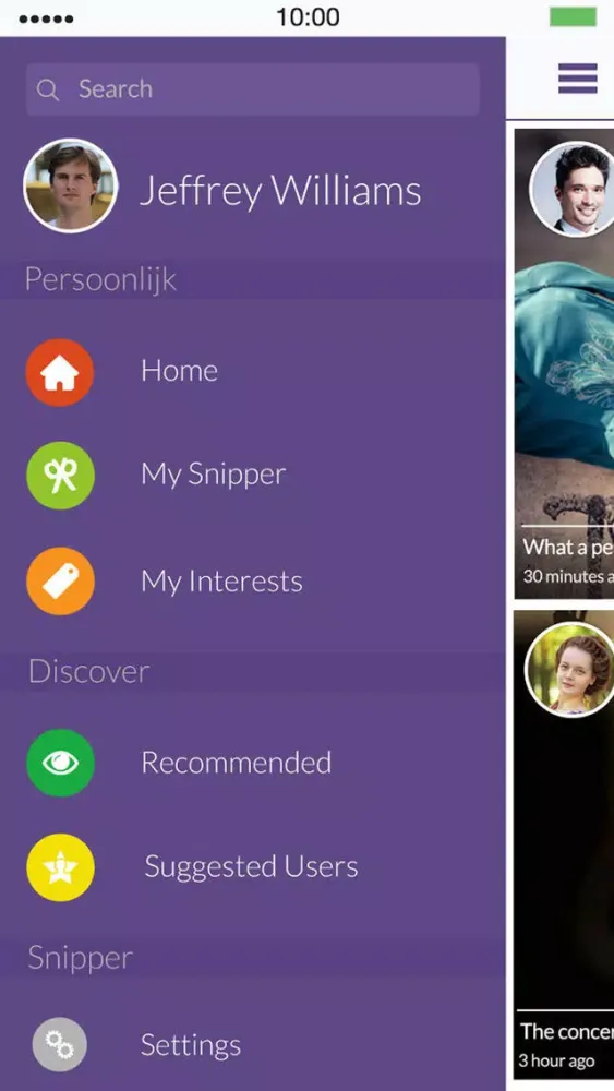 Screenshot di Snipper - Social Video Sharing