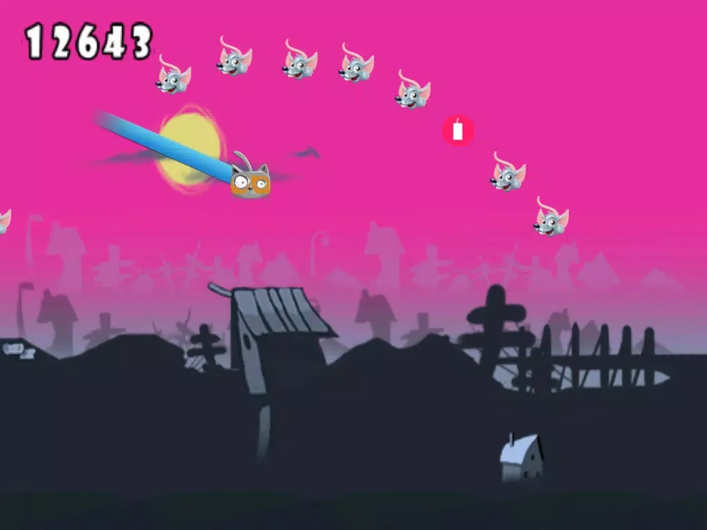Bouncy Kitty - Bounce and Jump on Trampoline iPad 應用截圖