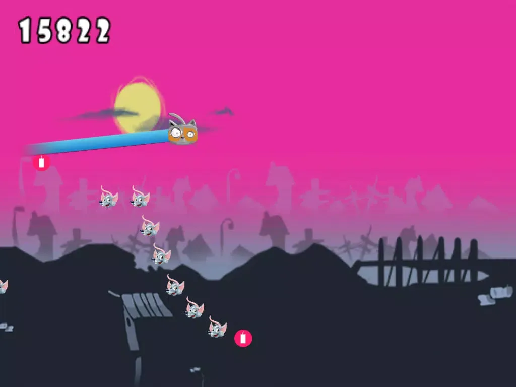 Bouncy Kitty - Bounce and Jump on Trampoline iPad 應用截圖
